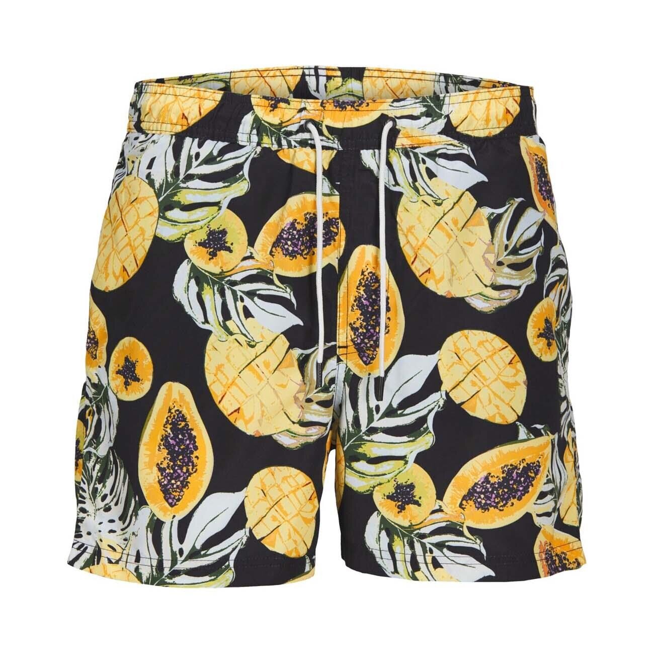 Jack & Jones 12253510 Jpstfiji Jjswim Aop Originals Ly Siyah - 1