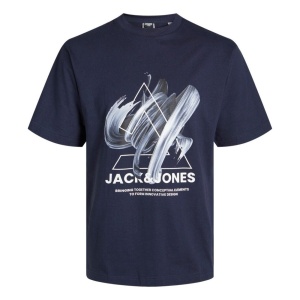 Jack & Jones 12254609 Jcotint Tişört Ss Crew Neck Lacivert 