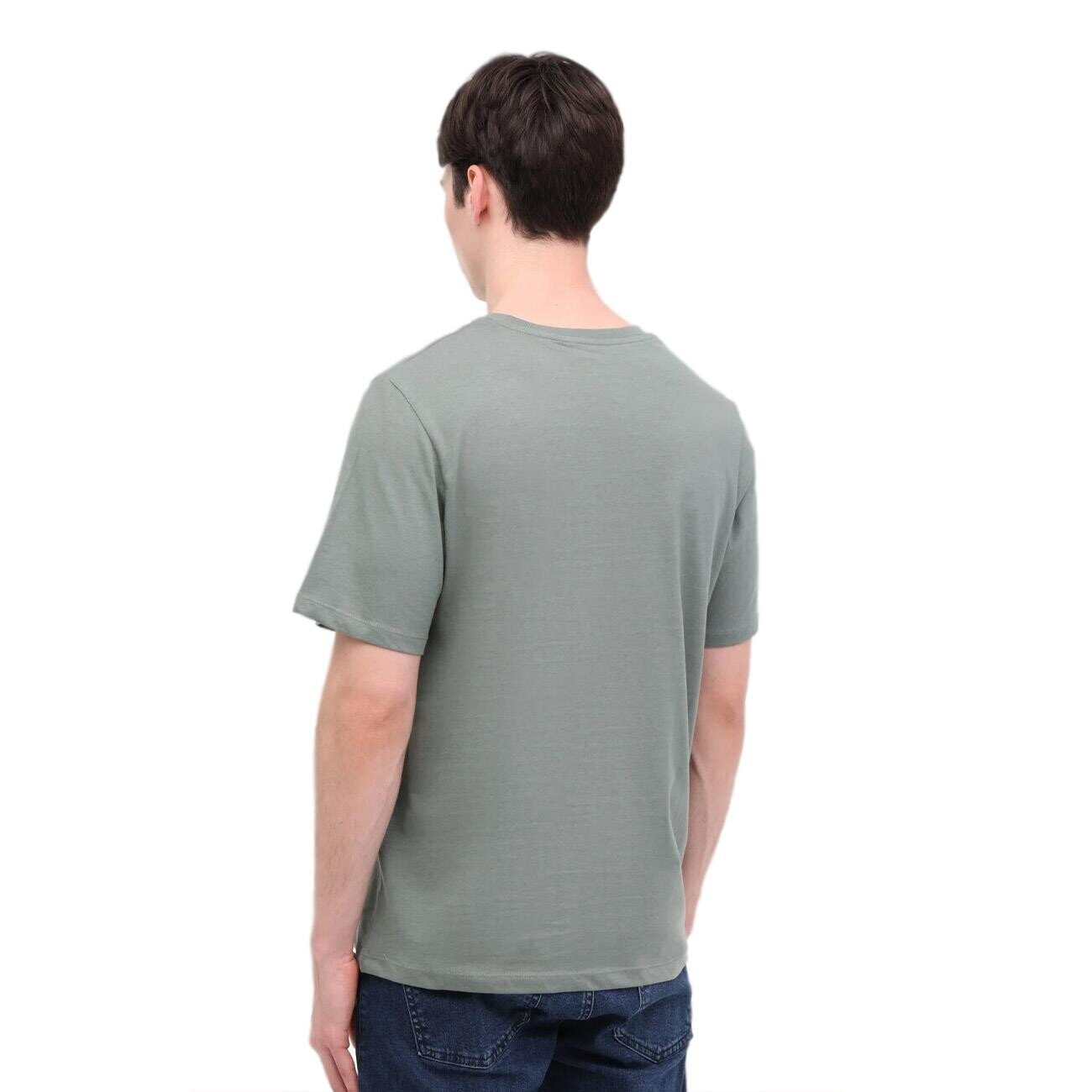 Jack & Jones 12255650 Jortampa Tişört Ss Crew Neck 1 Fst Ln Yeşil - 3