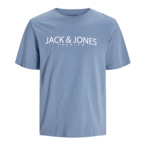 Jack & Jones 12256971 Jprblajack Ss Tişört Fst Ln Mavi 