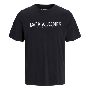 Jack & Jones 12256971 Jprblajack Ss Tişört Fst Ln Siyah 