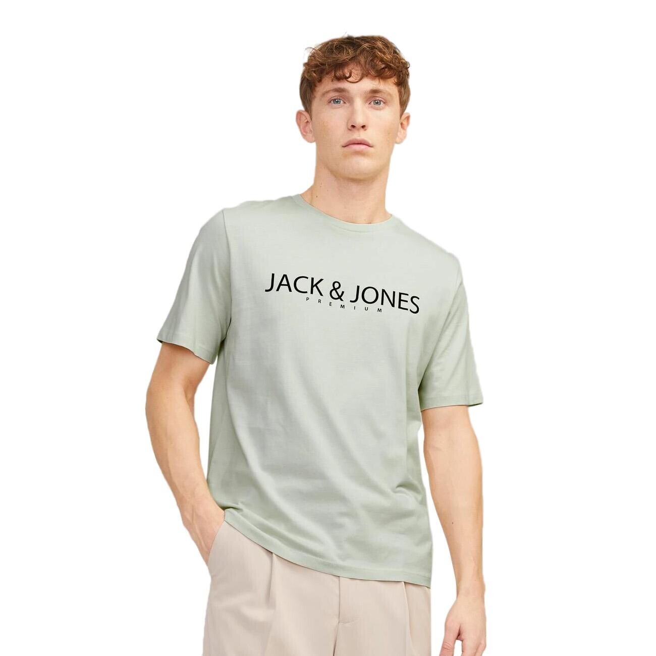 Jack & Jones 12256971 Jprblajack Ss Tişört Fst Ln Yeşil - 2