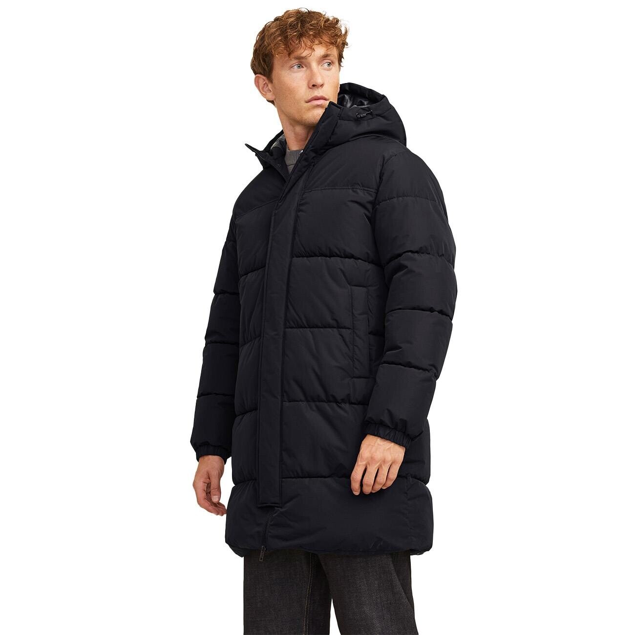 Jack & Jones 12256980 Jjebradley Long Puffer Sn Siyah - 2