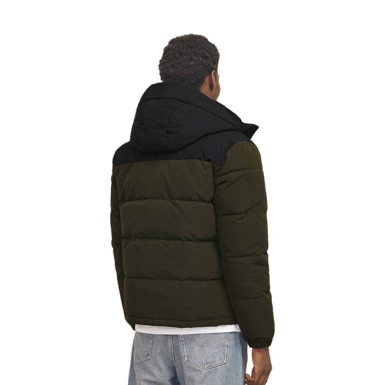 Jack & Jones 12258416 Jjeotto Puffer Ceket Sn Haki - 3