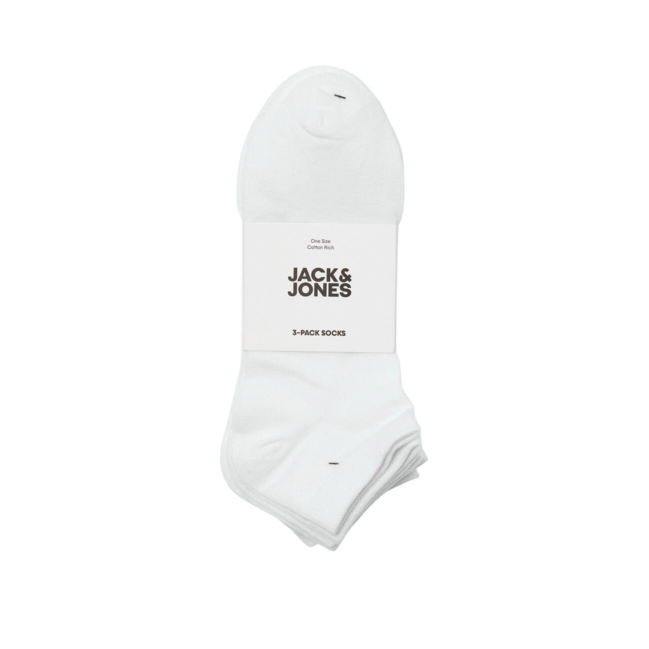 Jack & Jones 12260079 Jaclouis Dongo Çorap 3'lü Noos Beyaz - 3