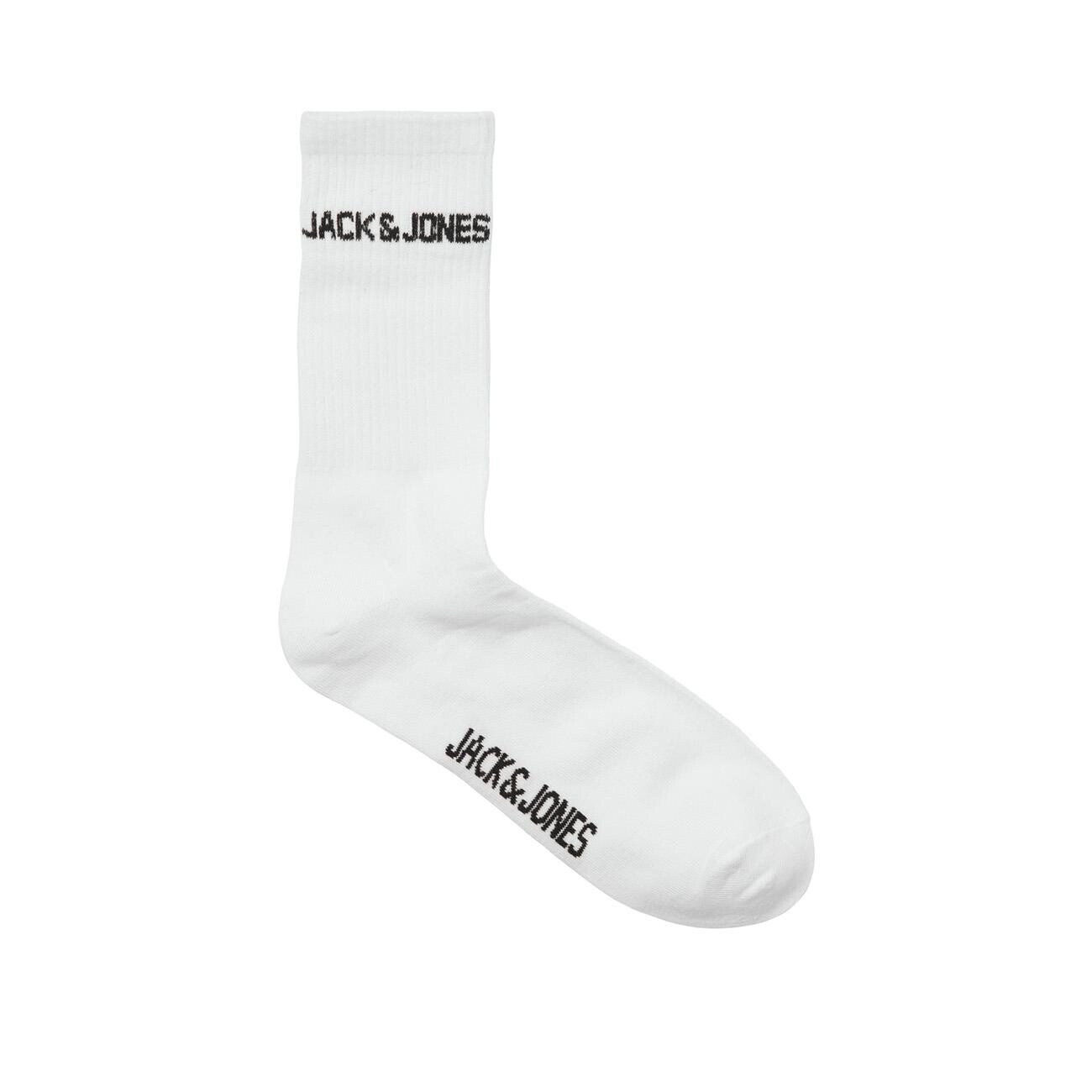 Jack & Jones 12260083 Jacmelvin Tennis Çorap 3'lü Noos Beyaz - 3