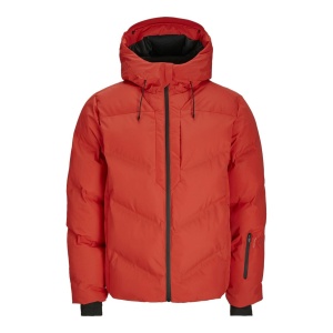 Jack & Jones 12260482 Jcoslay Heat Quilted Puffer Sn Kırmızı 