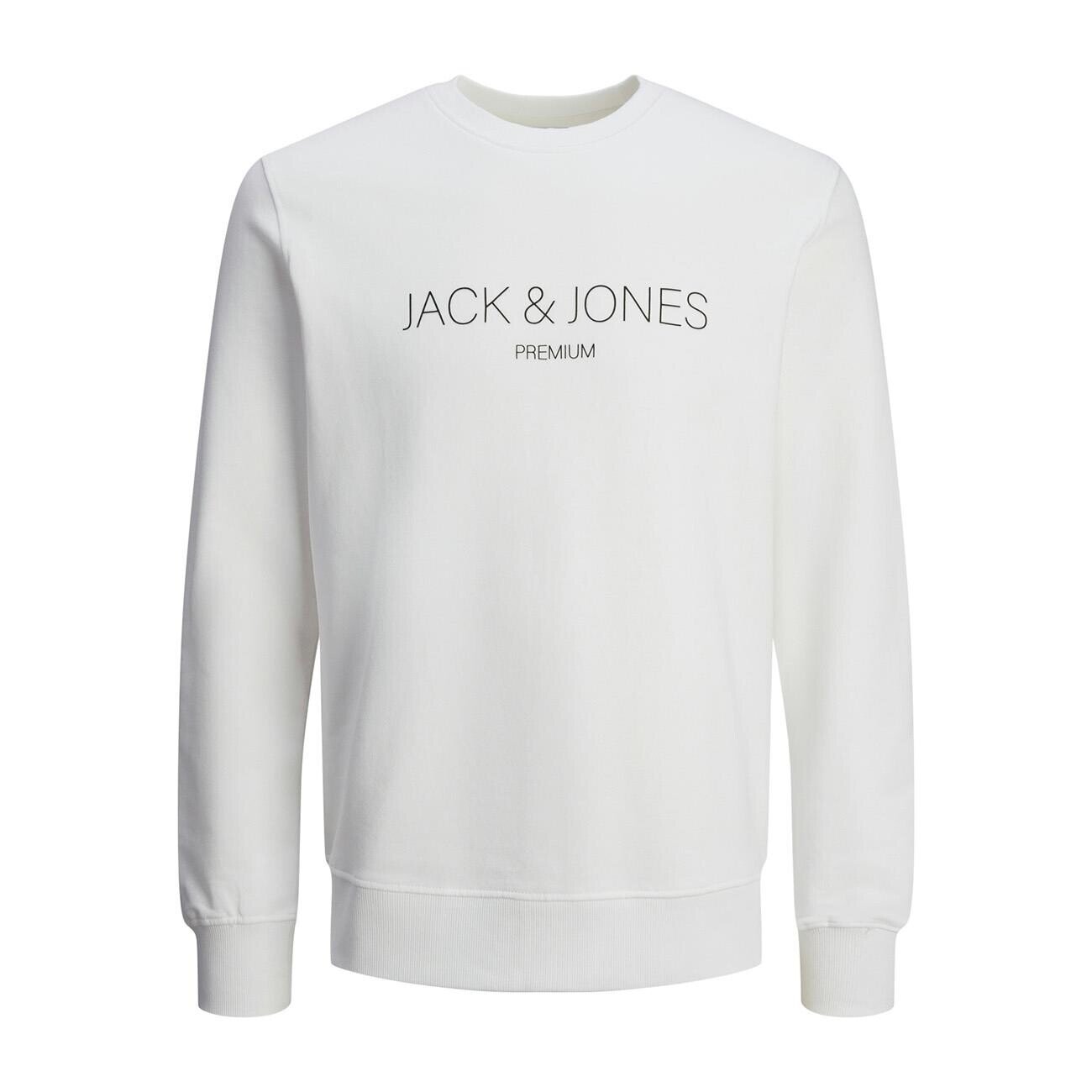 Jack & Jones 12261873 Jprblajared Sweat Crew Neck Beyaz - 1