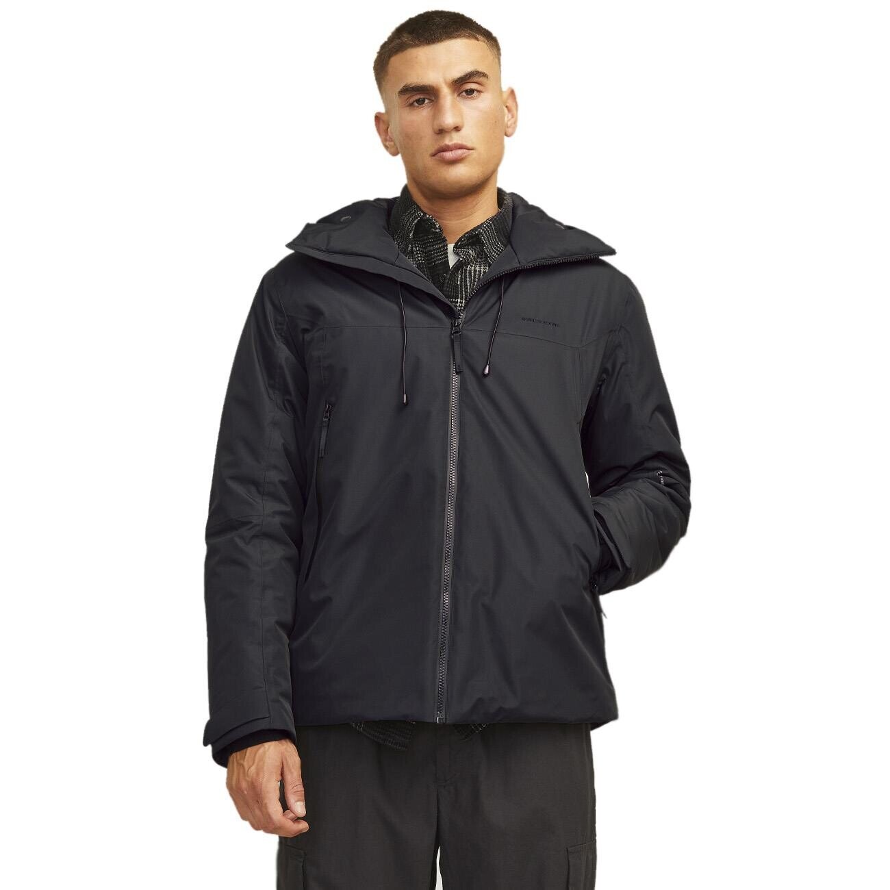 Jack & Jones 12262093 Jcosummit Padded Shell Ceket Sn Siyah - 2