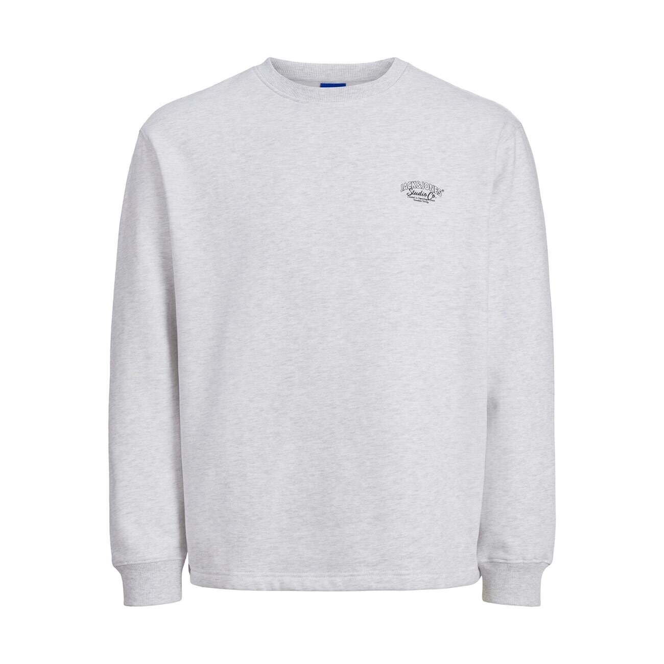 Jack & Jones 12262880 Jorbronx Arch Small Sweat Crew Neck Beyaz - 1