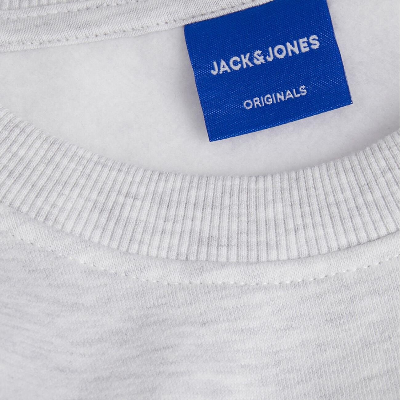 Jack & Jones 12262880 Jorbronx Arch Small Sweat Crew Neck Beyaz - 3