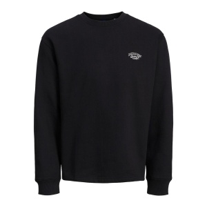 Jack & Jones 12262880 Jorbronx Arch Small Sweat Crew Neck Siyah 