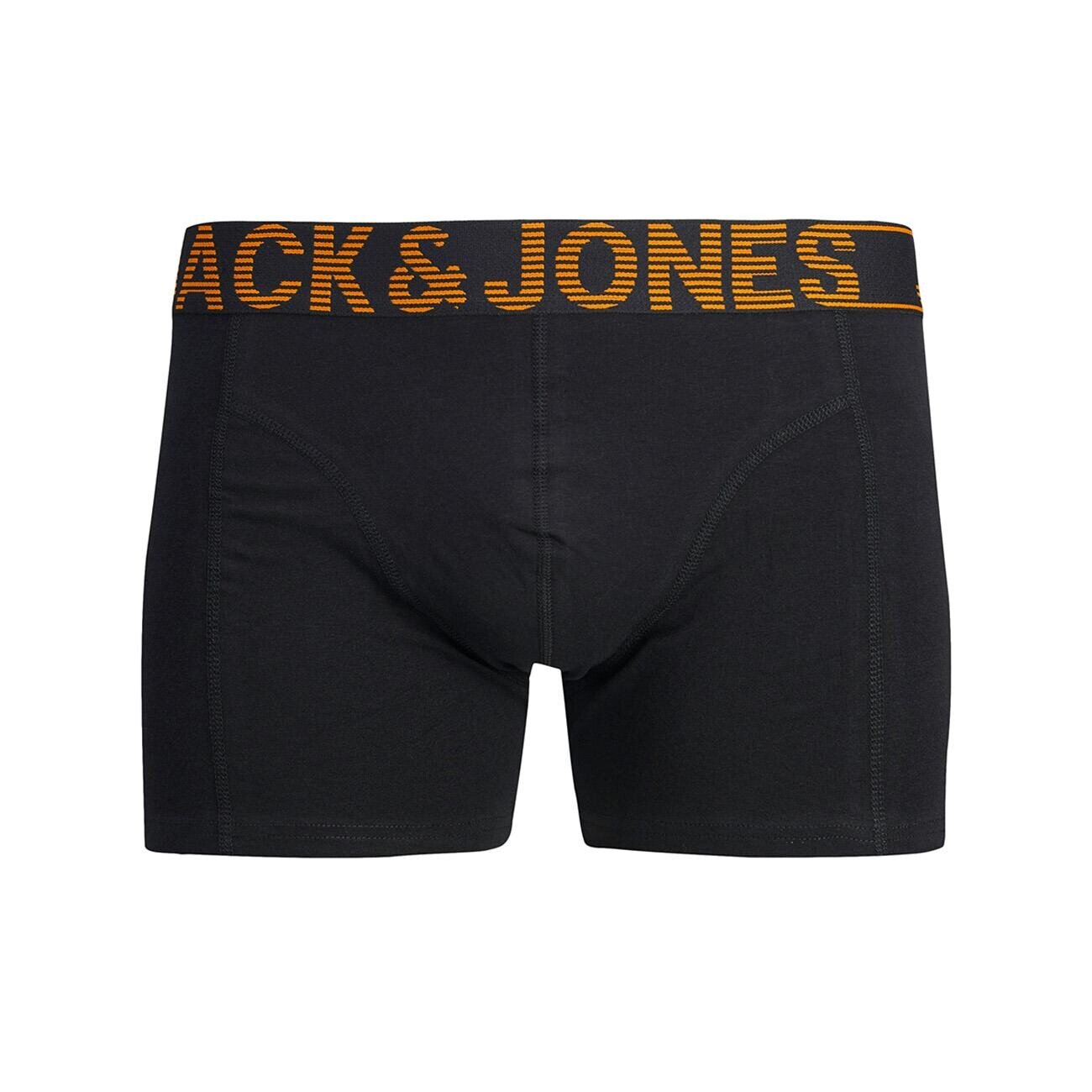 Jack & Jones 12263733 Jacjonah Flower 3'lü Boxer Sn Siyah - 2