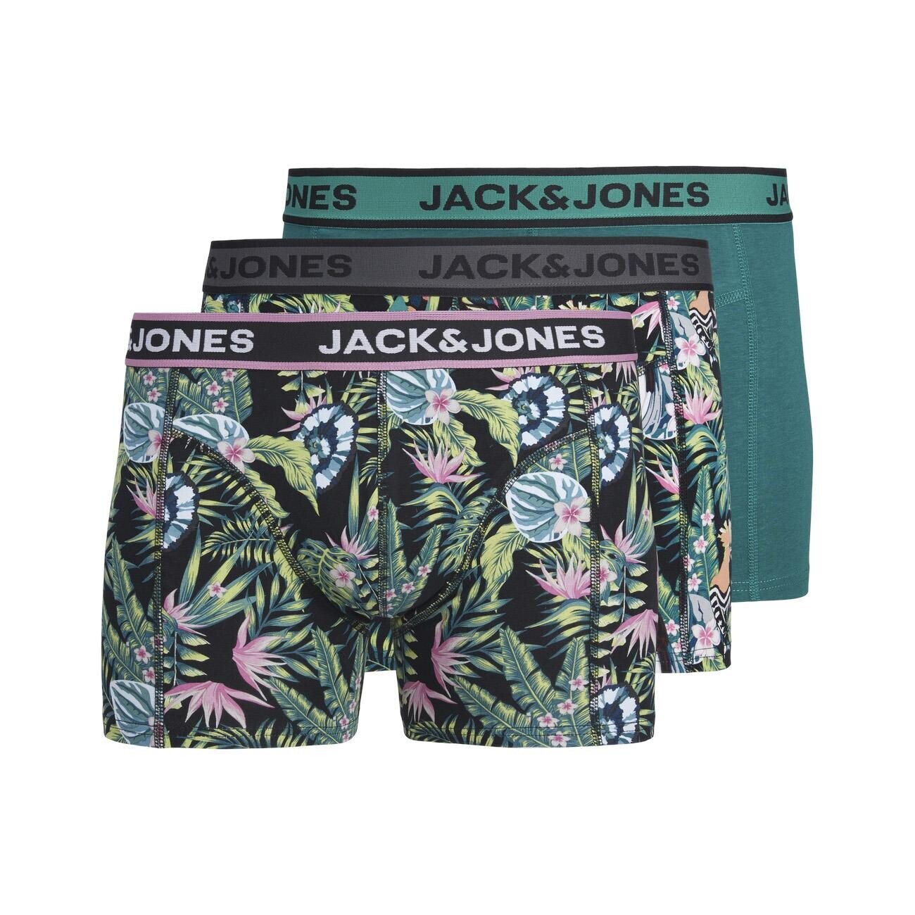 Jack & Jones 12263874 Jacdrew 3'lü Boxer Sn Siyah - 1