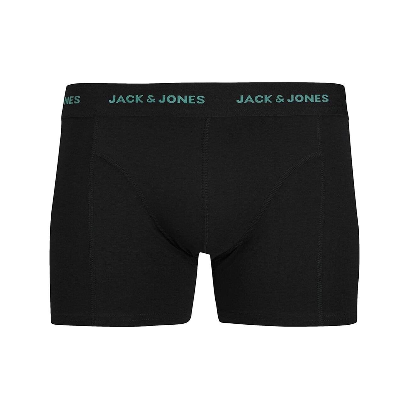 Jack & Jones 12263876 Jacmarvin Solid 3'lü Boxer Siyah - 2