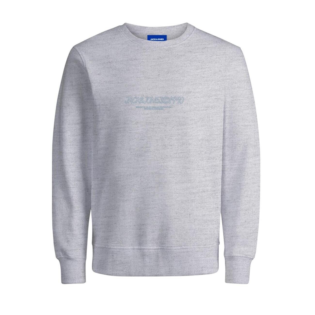 Jack & Jones 12266942 Jorbronx Sweat Crew Fst Beyaz - 1