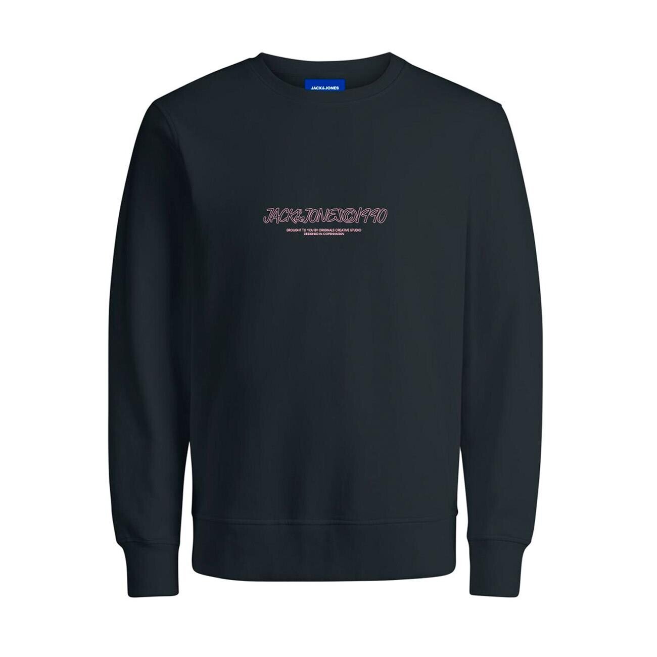 Jack & Jones 12266942 Jorbronx Sweat Crew Fst Füme - 1