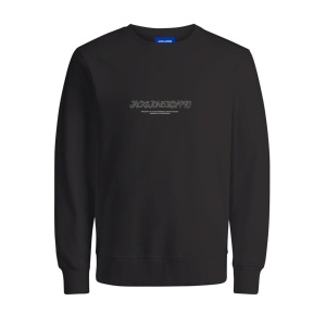 Jack & Jones 12266942 Jorbronx Sweat Crew Fst Siyah 