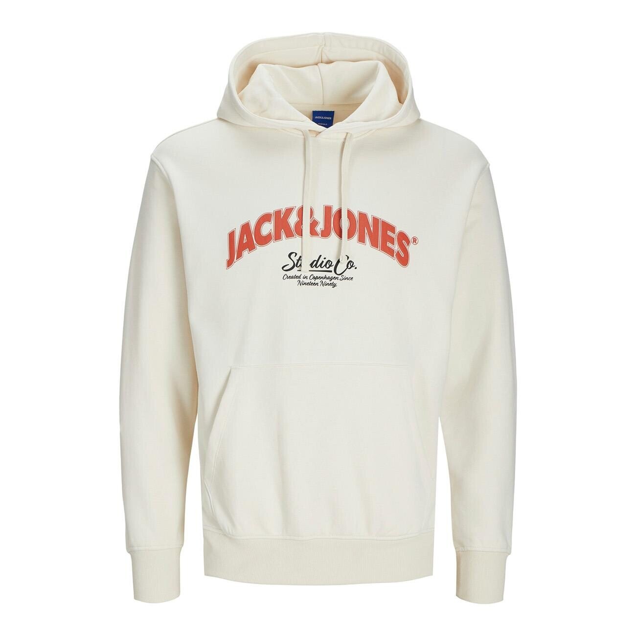 Jack & Jones 12267584 Jorbronx Arch Big Sweat Hood Ub Beyaz - 1