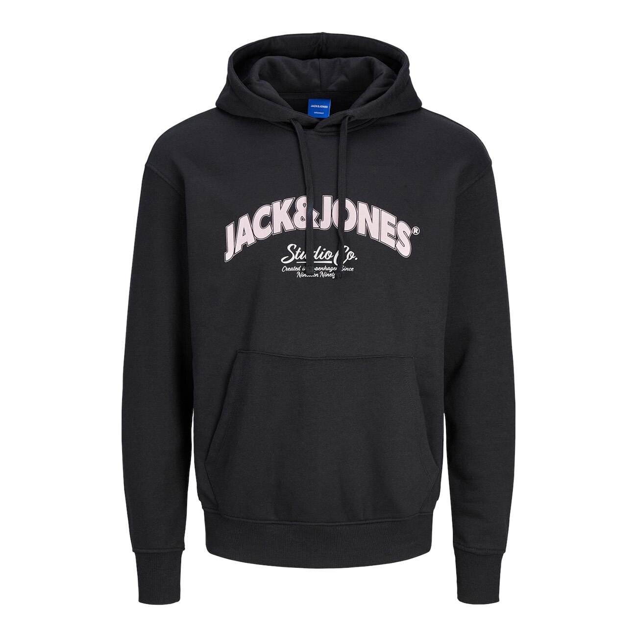 Jack & Jones 12267584 Jorbronx Arch Big Sweat Hood Ub Siyah - 1