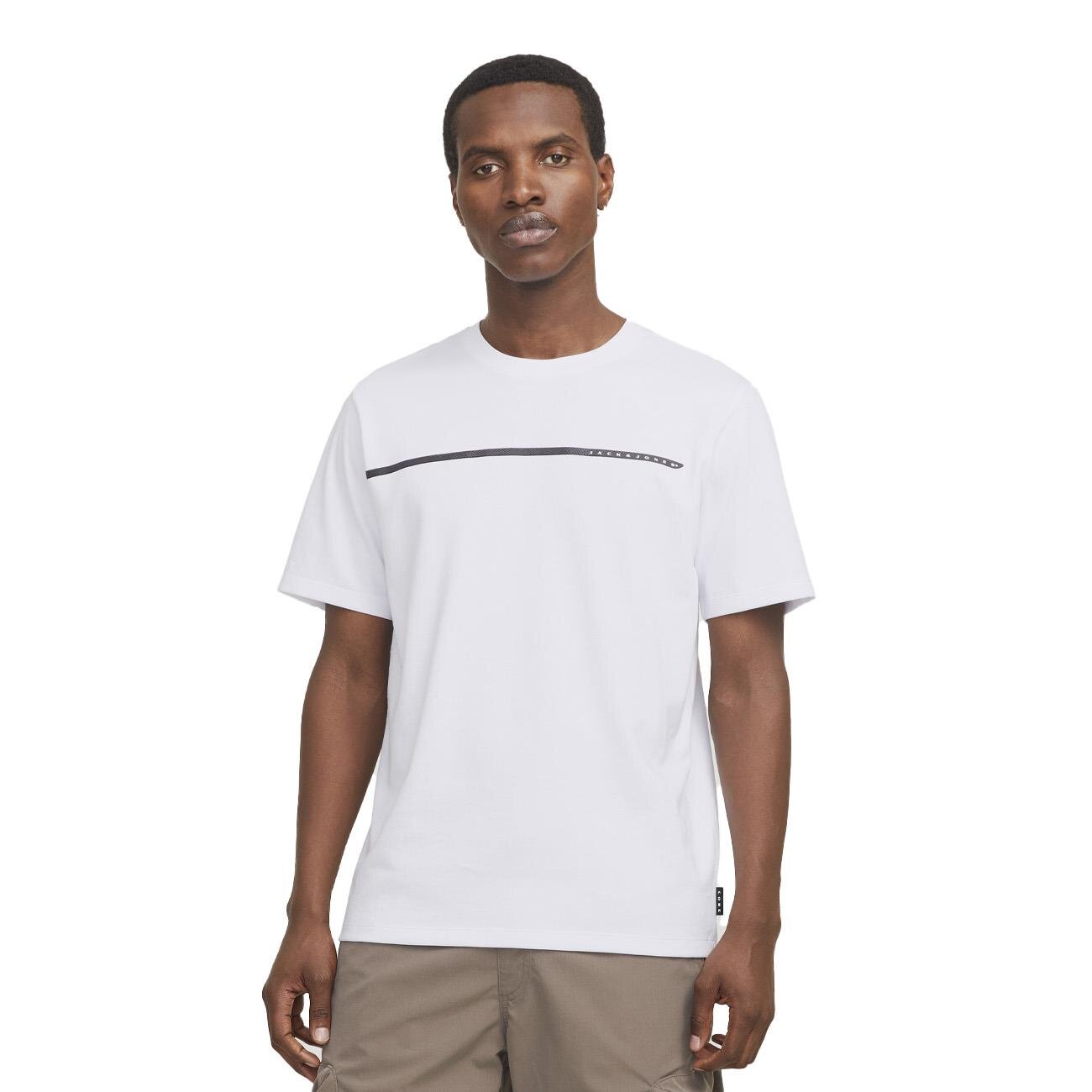 Jack & Jones 12273120 Jcofusion Full Branding Tee Ss Crew Beyaz - 2