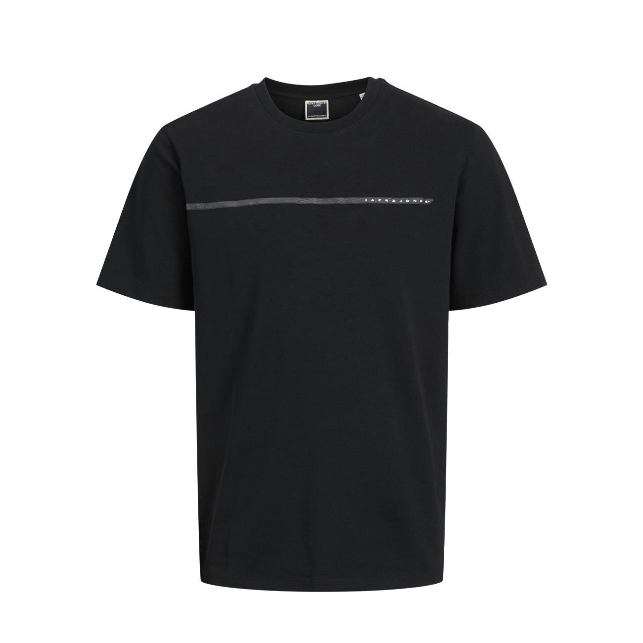 Jack & Jones 12273120 Jcofusion Full Branding Tee Ss Crew Siyah - 1