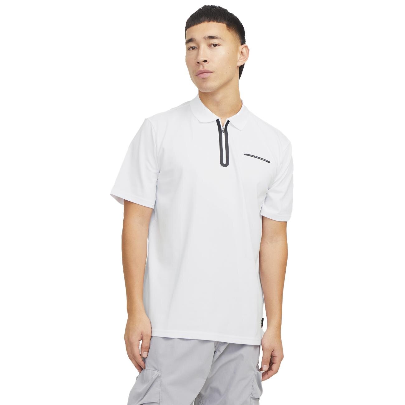 Jack & Jones 12273127 Jcofusion Pique Polo Ss Sn Beyaz - 2