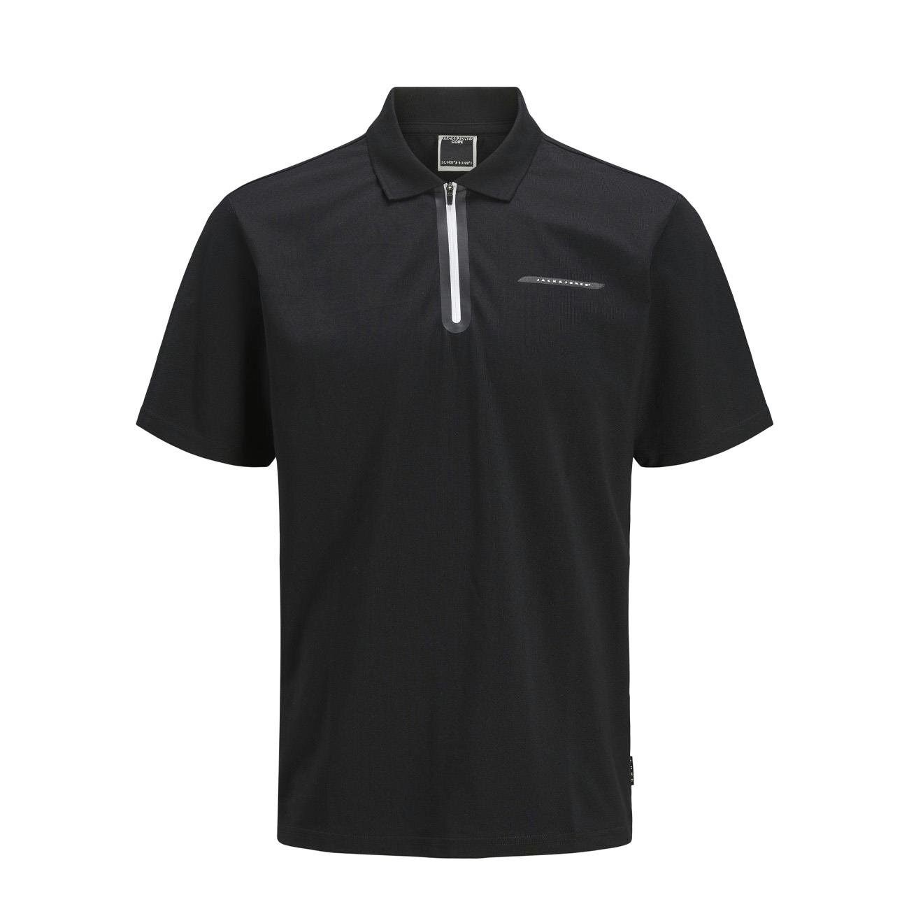 Jack & Jones 12273127 Jcofusion Pique Polo Ss Sn Siyah - 1