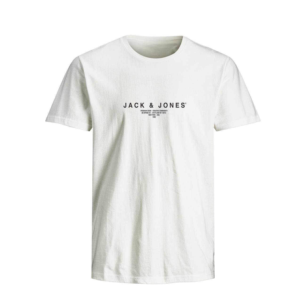 Jack & Jones 12276646 Jprblaharris Ss Tee Crew Neck Fst Beyaz - 1