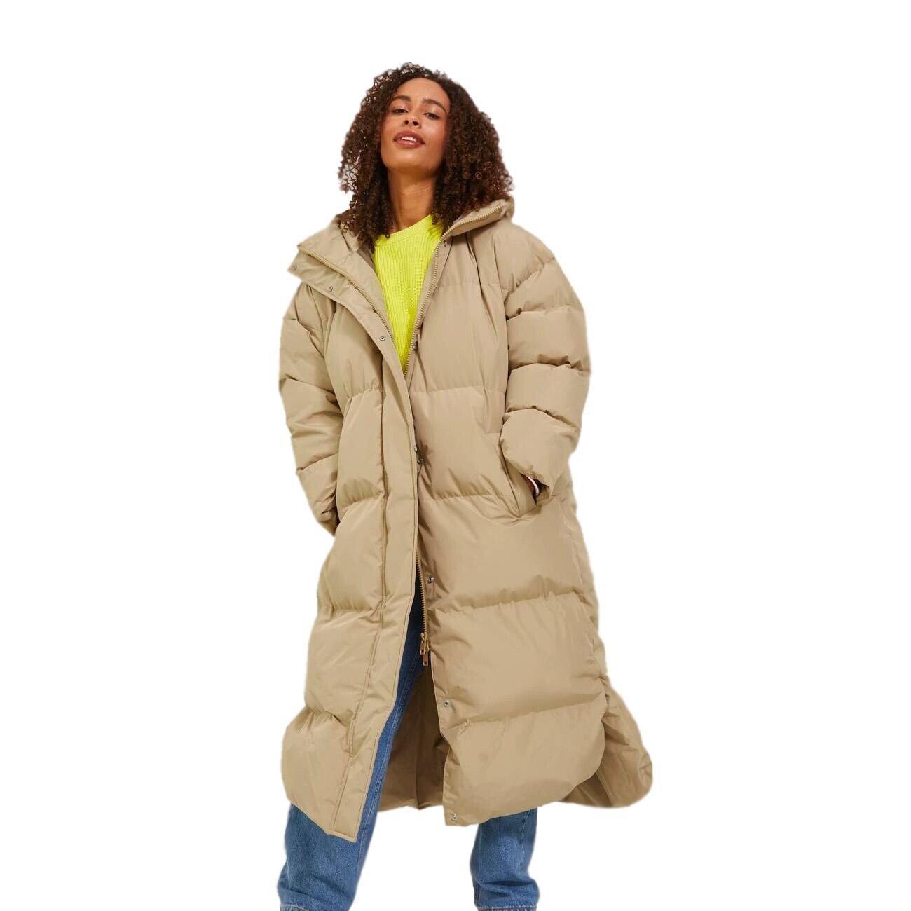 JJXX 12236531 Jxmisty Down Blend Long Puffer Otw Sn Bej - 3