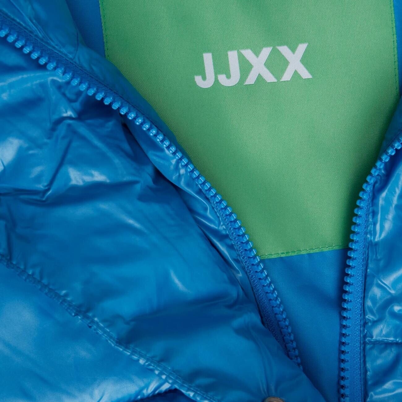 JJXX 12236544 Jxpearl Shine Puffer Ceket Otw Sn Mavi - 3