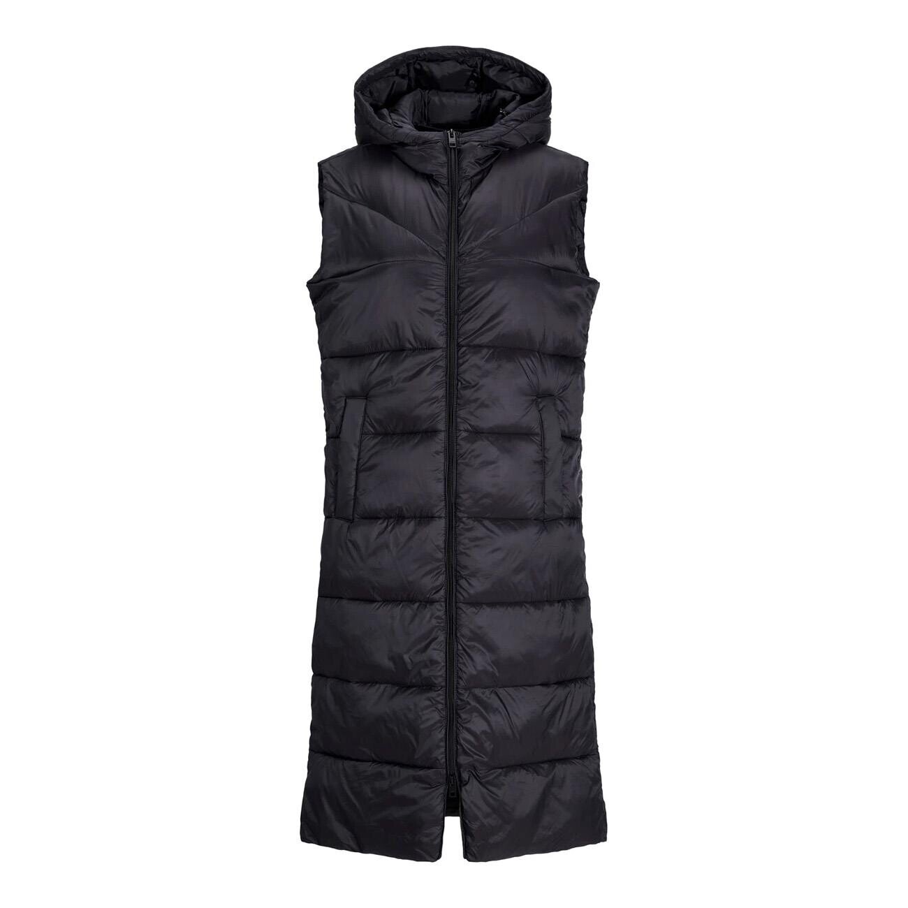 JJXX 12245694 Jxnora Lightweight Long Vest Otw Siyah - 1