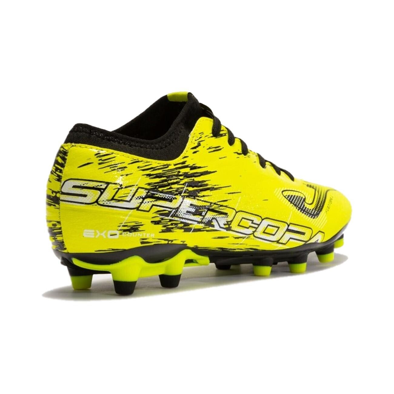 Joma Supercopa 2309 Fg Krampon Fosforlu Sarı-Siyah - 3