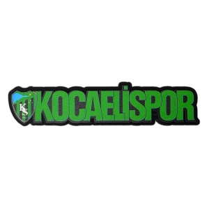 Kocaelispor Lisanslı Ahşap Magnet Yeşil-Siyah 