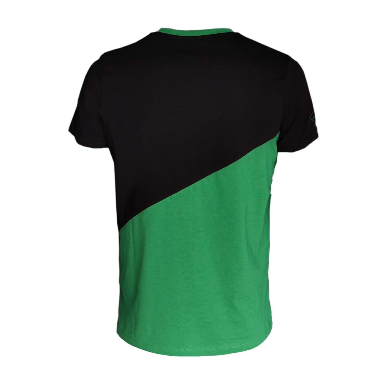 Kocaelispor Lisanslı Bisiklet Yaka Parçalı T-Shirt Yeşil-Siyah - 2