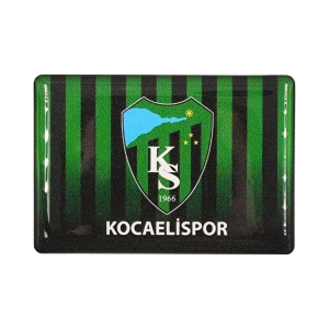 Kocaelispor Lisanslı Dikdörtgen Magnet Çubuklu Beyaz 