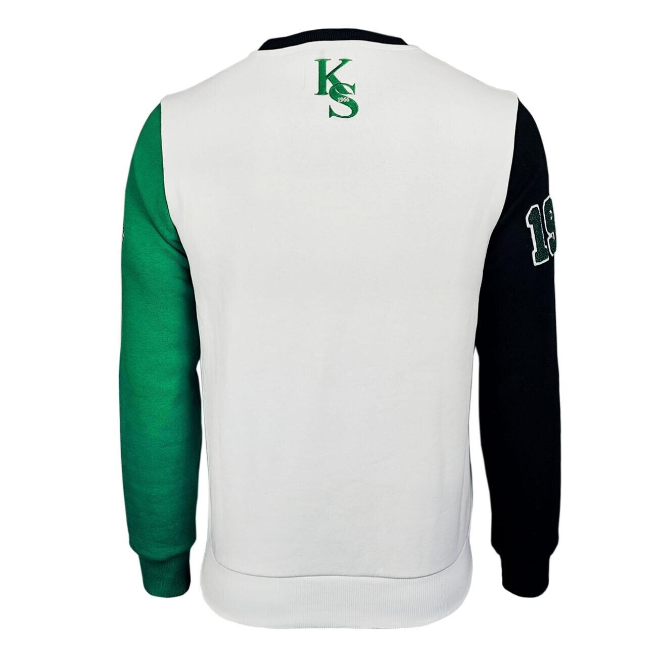 Kocaelispor Lisanslı Kol Detaylı Sweatshirt Yeşil-Siyah - 4