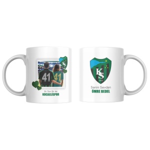 Kocaelispor Lisanslı Özelleştirilebilir Kupa Bardak Model 2 