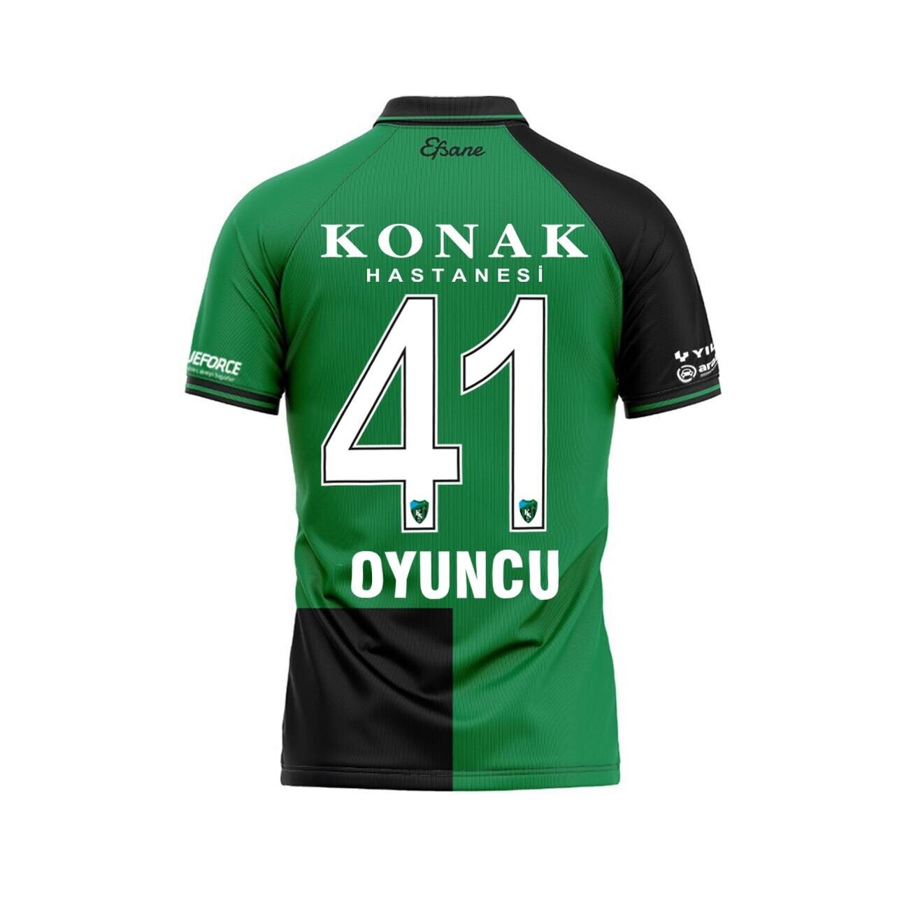 Kocaelispor Yeni Sezon Parçalı Forma Yeşil-Siyah - 4