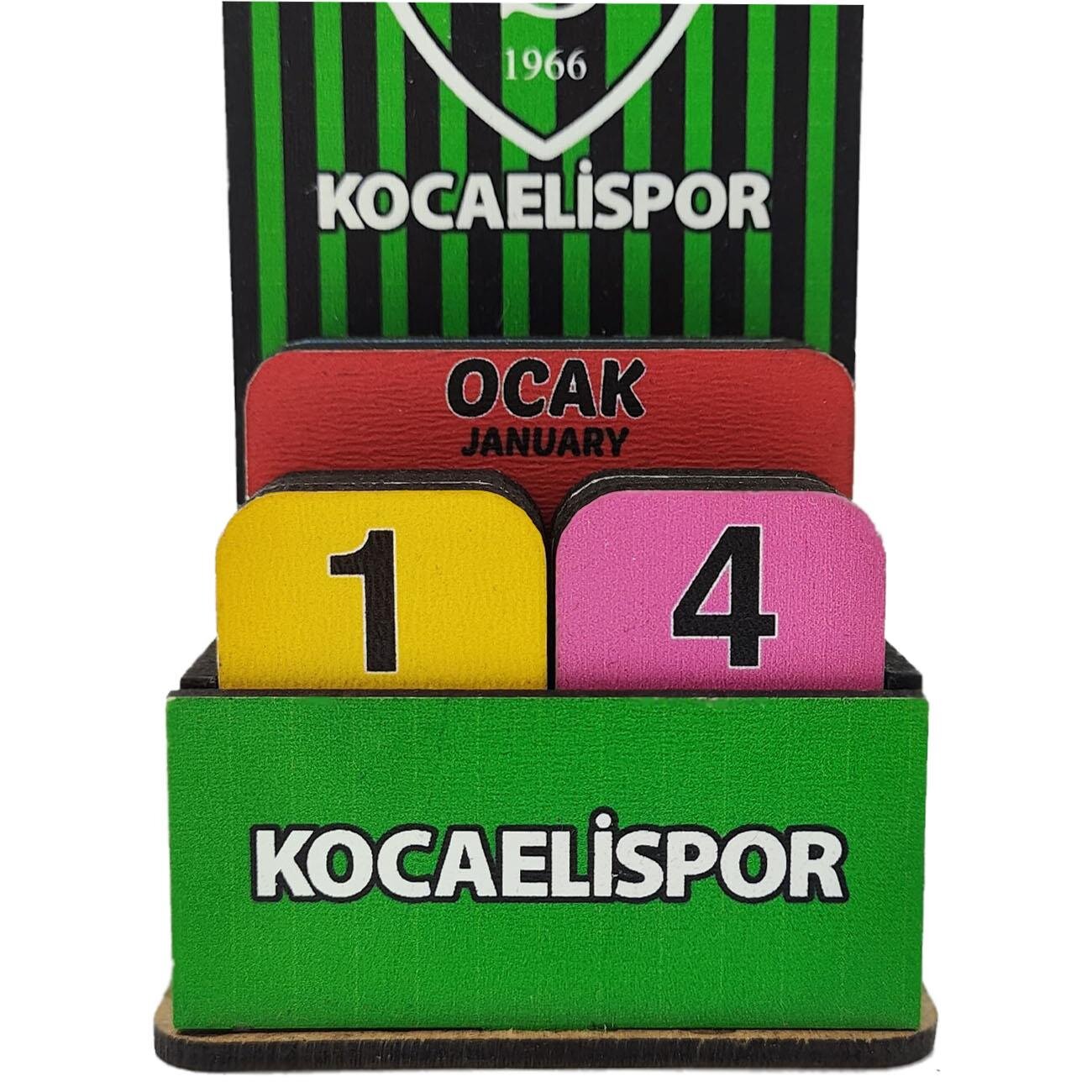 KocaelisporLisanslı Masa Takvimi Çubuklu - 4