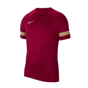 Nike Cw6101 Dri Fit Academy T-Shirt Bordo 