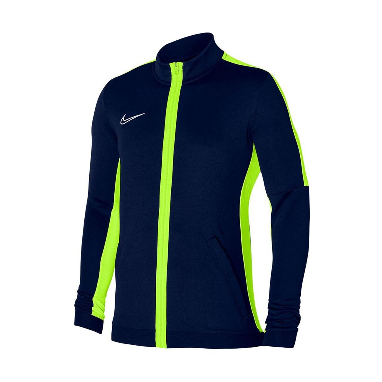 Nike DR1681 M Nk Df Acd23 Trk Jkt K Lacivert-Neon Yeşil - 1