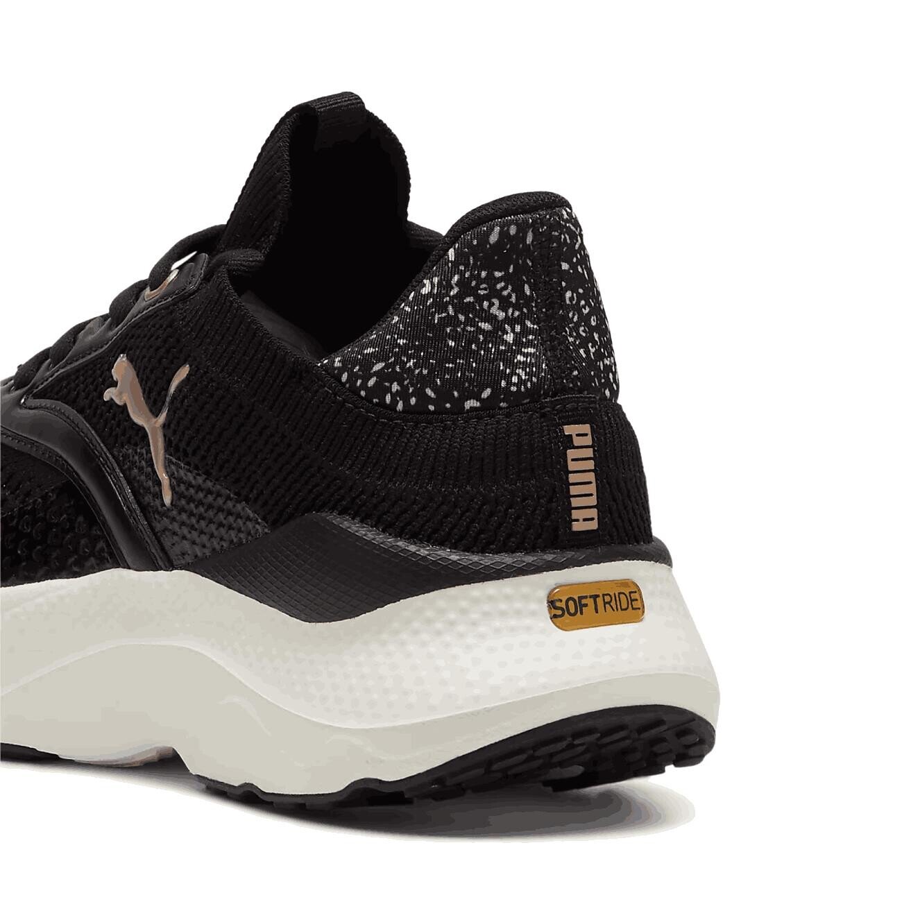 Puma 310162 Softride Capri Minima Leopard Wns Spor Ayakkabı Siyah - 4