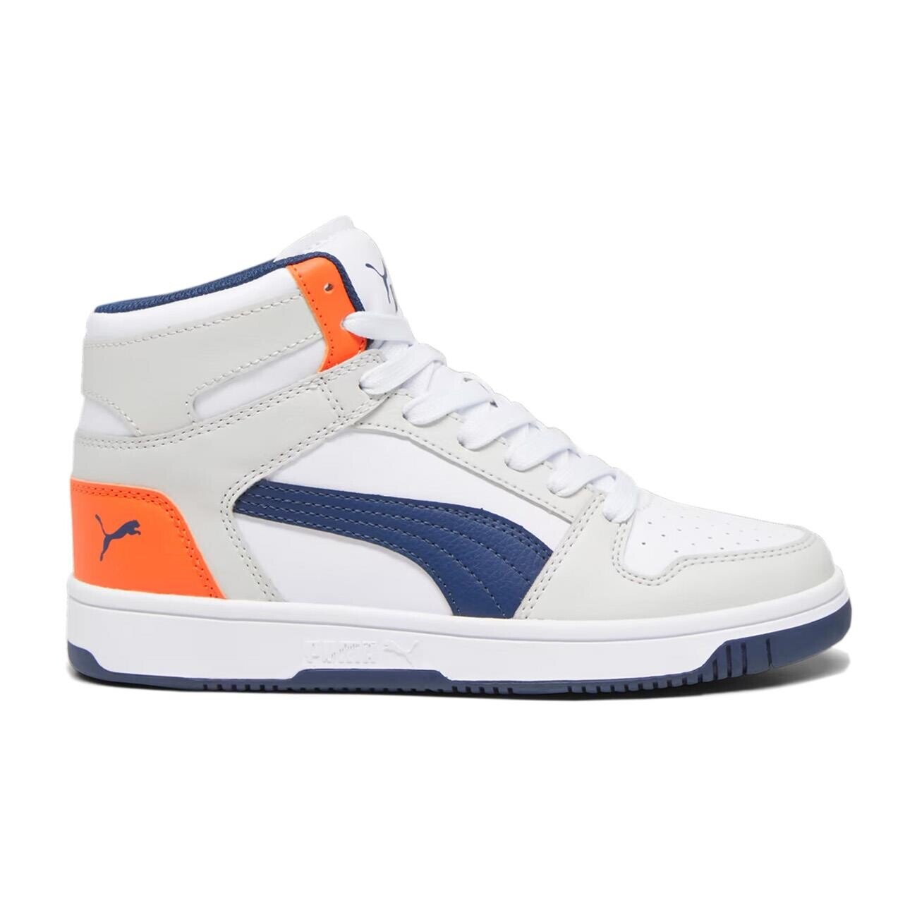 Puma 370486 Rebound Layup SL Jr Spor Ayakkabı Beyaz-Mavi - 1