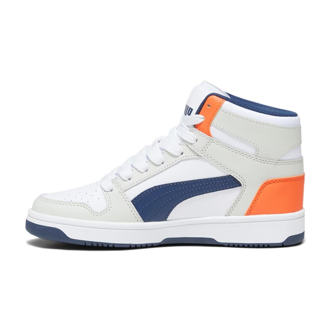 Puma 370486 Rebound Layup SL Jr Spor Ayakkabı Beyaz-Mavi - 2