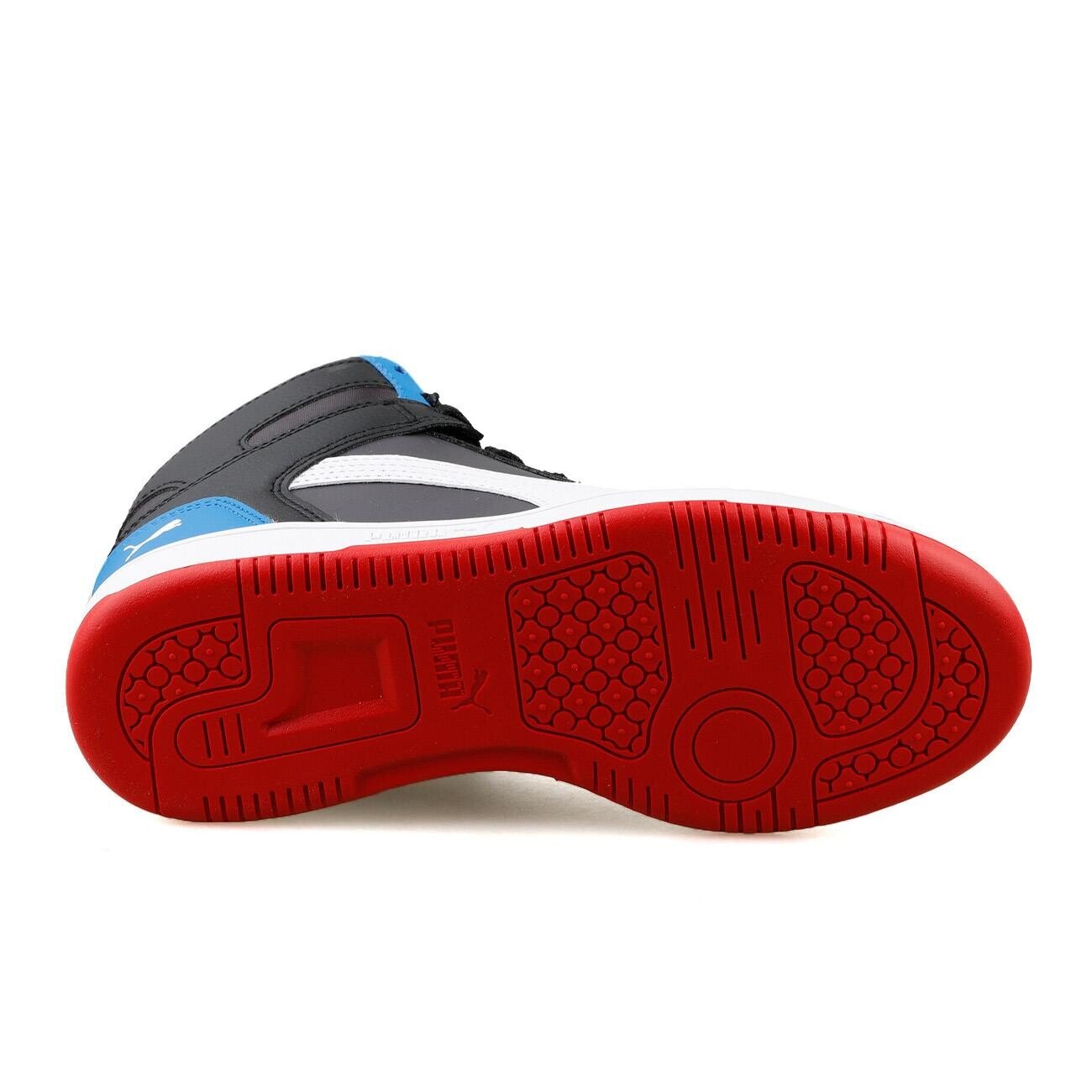 Puma 370486 Rebound Layup SL Jr Spor Ayakkabı Siyah-Mavi - 4