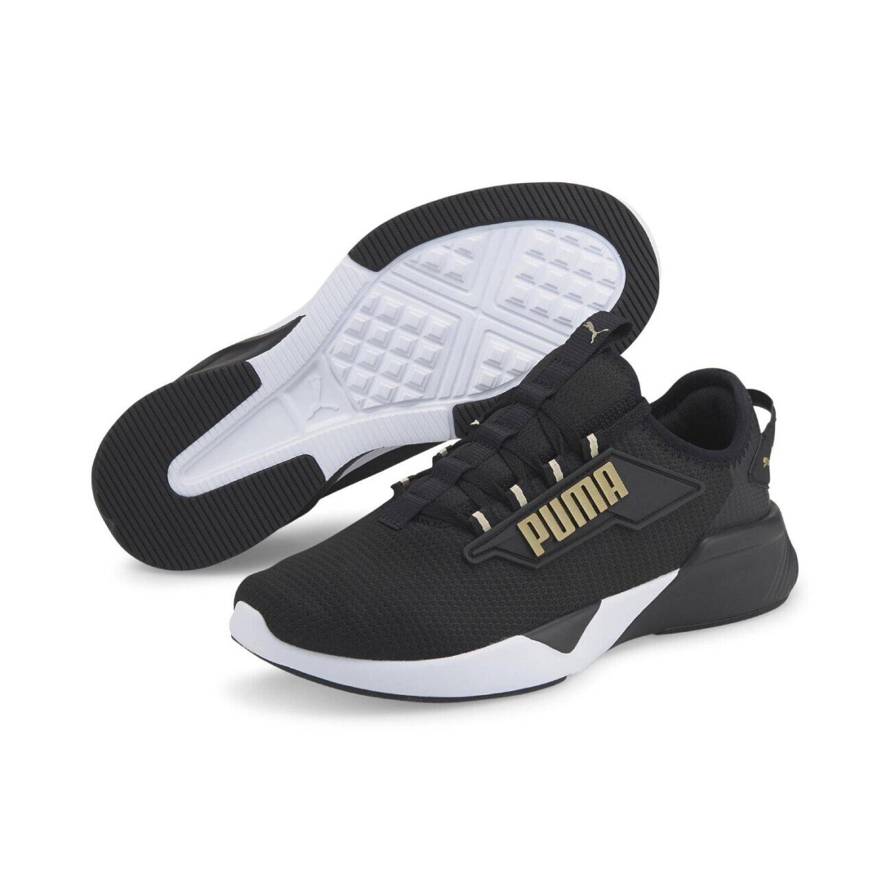 Puma 376676 Retaliate 2 Spor Ayakkabı Siyah-Gold - 3