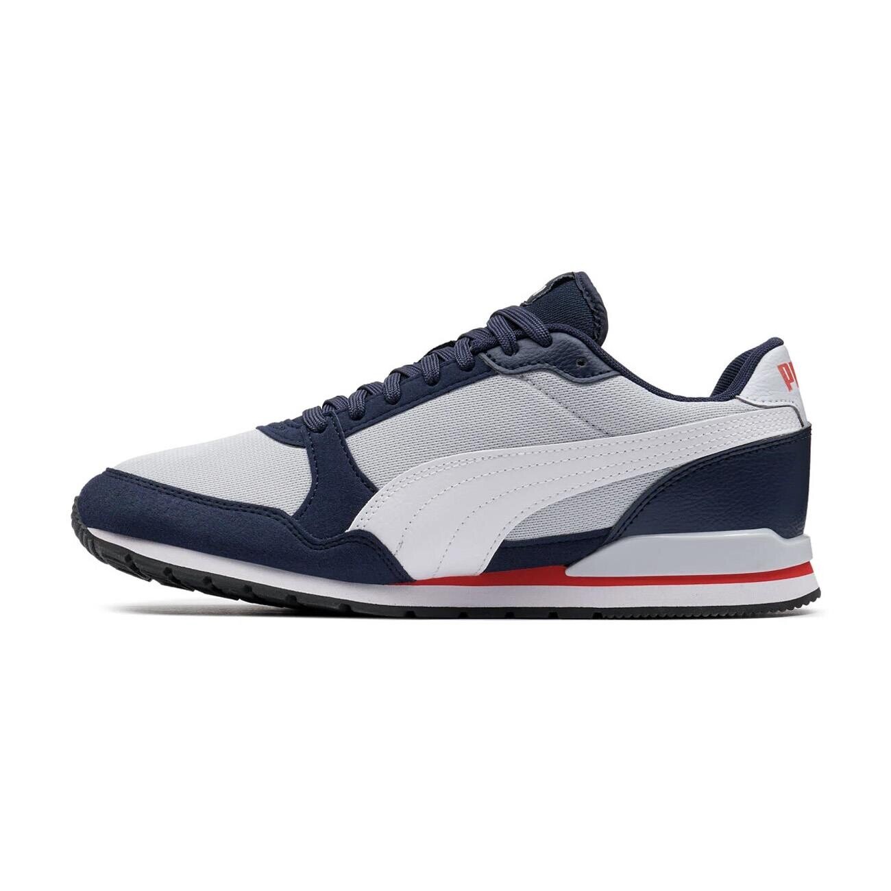 Puma 384640 St Runner V3 Mesh Spor Ayakkabı Gri-Lacivert - 2