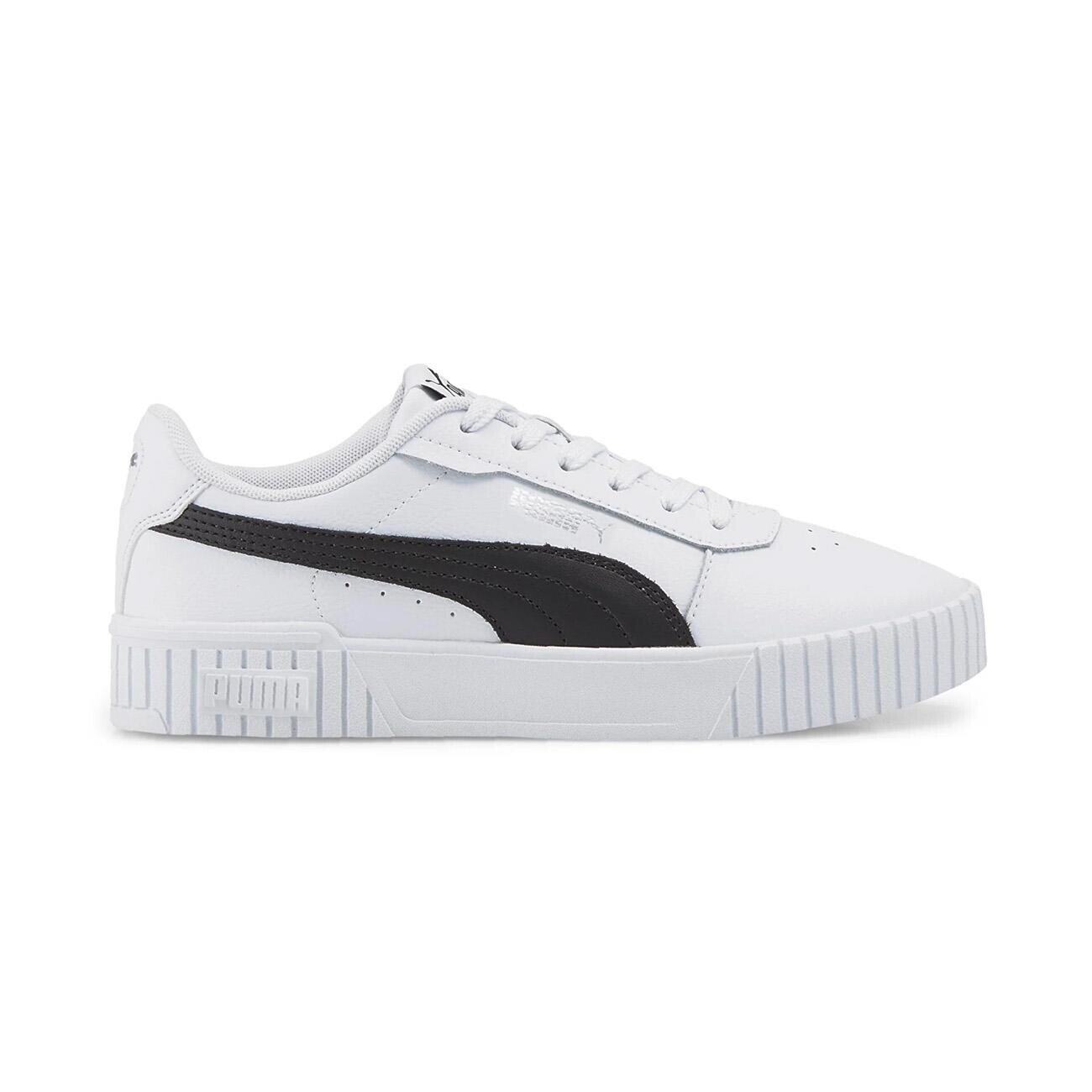 Puma 385849 Carina 2.0 Spor Ayakkabı Beyaz-Siyah - 1