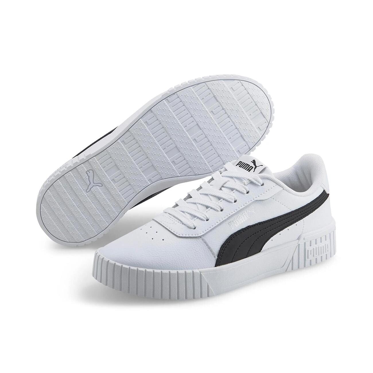 Puma 385849 Carina 2.0 Spor Ayakkabı Beyaz-Siyah - 5